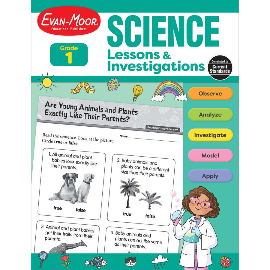 Science Lessons and Investigations, Teacher Resource Book Grade 1 Paperback