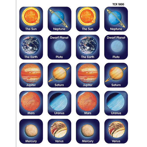 Planets Stickers (Teacher Created Resources)