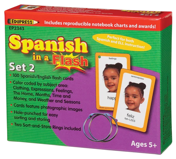 Spanish in a Flash Cards Set 2
