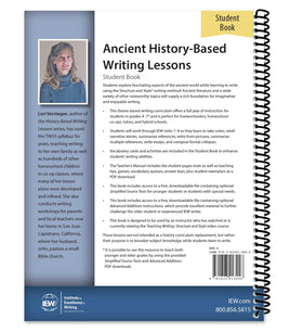 IEW Ancient History-Based Writing Lessons Teacher/Student Combo (Grades 6-8)