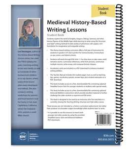 IEW Medieval History-Based Writing Lessons Teacher/Student Combo (Grades 6-8)