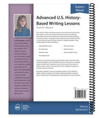 IEW Advanced US History-Based Writing Lessons Teacher/Student Combo (Grades 9-12)