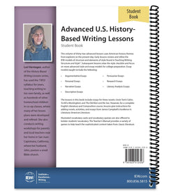 IEW Advanced US History-Based Writing Lessons Teacher/Student Combo (Grades 9-12)