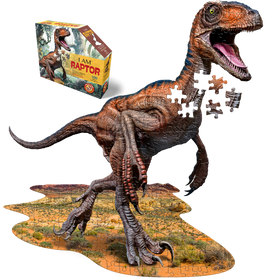 I AM RAPTOR 100 PIECE PUZZLE