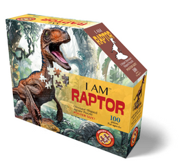 I AM RAPTOR 100 PIECE PUZZLE