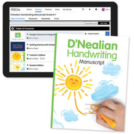 D'Nealian Handwriting Homeschool Bundle Grade K