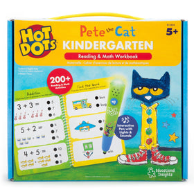 Hot Dots® Pete the Cat® Kindergarten Reading & Math
