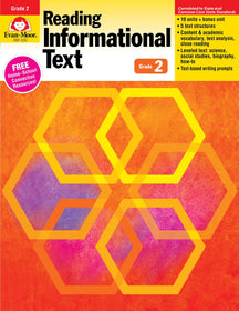 Reading Informational Text:  Grade 2, by Evan Moor
