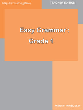 Easy Grammar®: Grade 1 Teacher Edition
