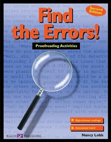 Find the Errors! Proofreading Activities