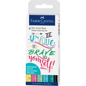 Pitt Artist Pen: Hand Lettering Set (Wallet of 6)