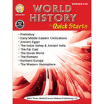 World History Quick Starts Workbook Grade 4-12 Paperback