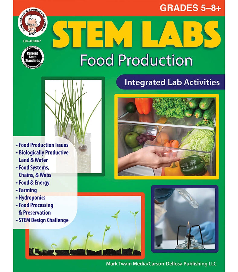 STEM Labs: Food Production Resource Book Grade 5-12 Paperback