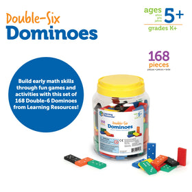Double-Six Wooden Dominoes