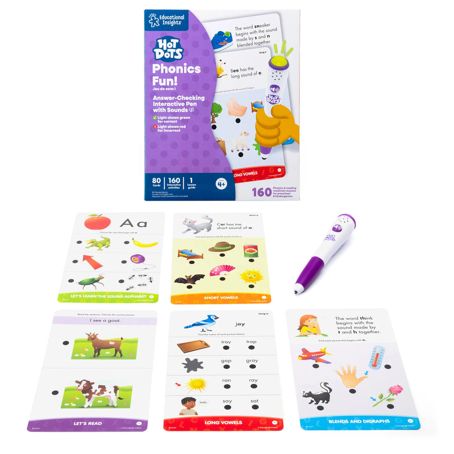Hot Dots® Jr. Phonics Fun! Set with Ace—The Talking, Teaching Dog® Pen