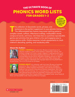 The Ultimate Book of Phonics Word Lists: Grades 1-2
