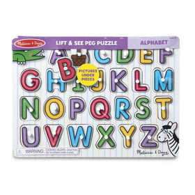 See-Inside Alphabet Peg Puzzle - 26 pieces