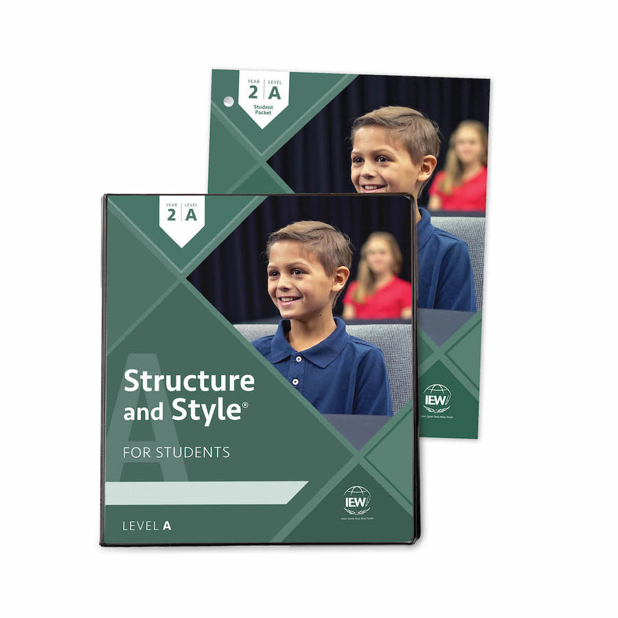 IEW Structure and Style for Students: Year 2 Level A (Binder & Student Packet) (Grades 3-5)
