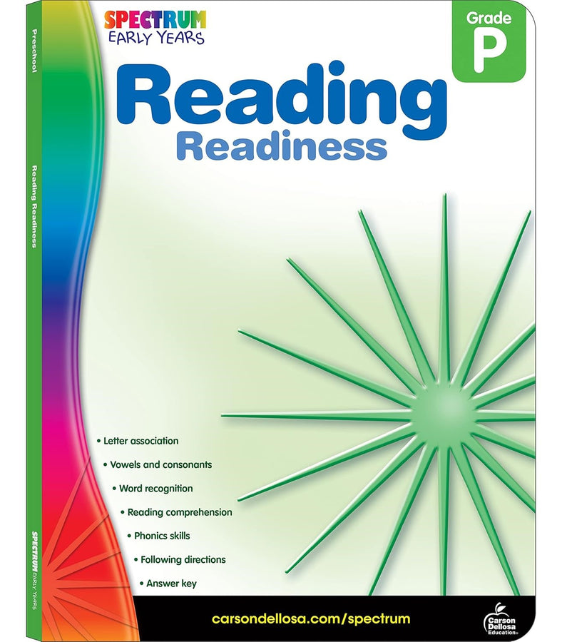 Spectrum Reading Readiness Workbook