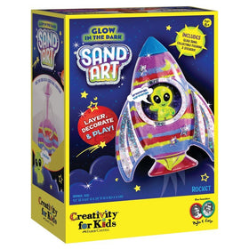 Glow in the Dark Sand Art Rocket