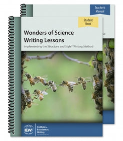 IEW Wonders of Science Writing Lessons [Teacher/Student Combo]Grades 3-5 and 6-8