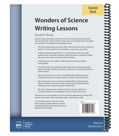 IEW Wonders of Science Writing Lessons Student Book (Grades 6-8)