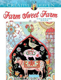 Creative Haven Farm Sweet Farm Coloring Book