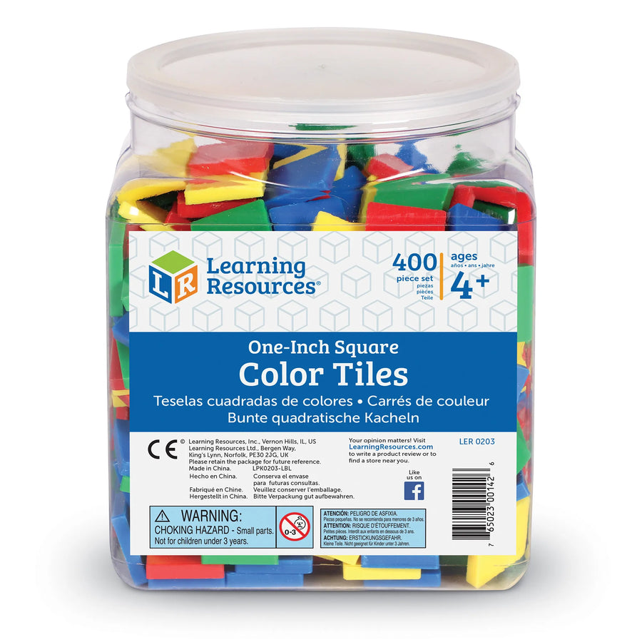 Square Color Tiles (Set of 400)