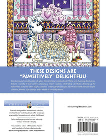 Creative Haven Adorable Dogs Coloring Book