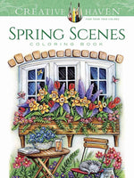 Creative Haven Spring Scenes Coloring Book