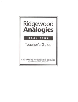 Ridgewood Analogies Book 4 Set (Teacher's Guide & Student Book)