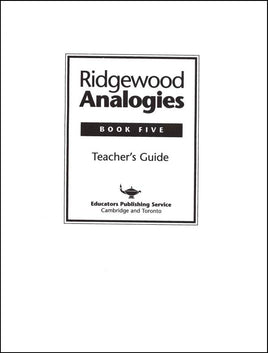 Ridgewood Analogies Book 5 Set (Teacher's Guide & Student Book)