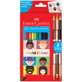 World Colors Colored EcoPencils (Set of 15)