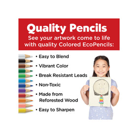 World Colors Colored EcoPencils (Set of 15)