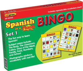 Spanish in a Flash Bingo Game Set 1