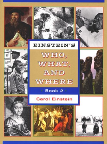 Einstein's Who, What, and Where Book 2 Set (Teacher's Guide and Student Book) Grades 5-6