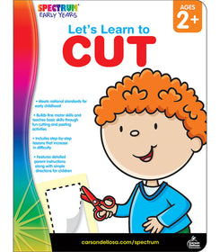 Let's Learn to Cut Workbook Grade T-K Paperback