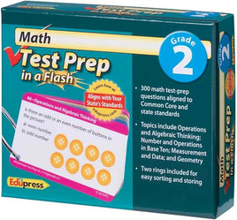 Math Test Prep in a Flash Grade 2