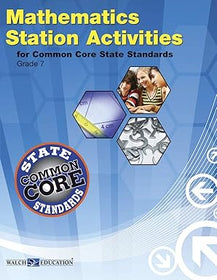 Mathematics Station Activities for Common Core State Standards Grade 7