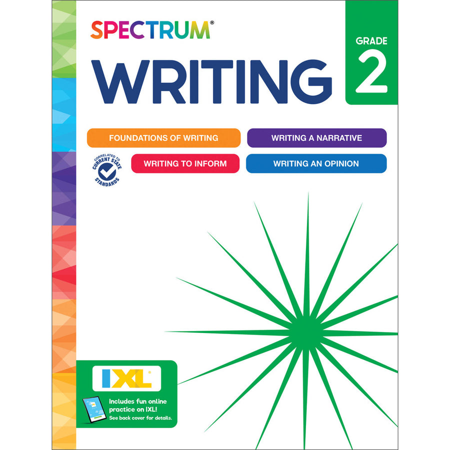Spectrum Writing Workbook Grade 2 Paperback