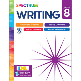 Spectrum Writing Workbook Grade 8 Paperback