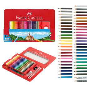 48 Classic Color Pencils & Accessories - Tin Set