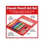 48 Classic Color Pencils & Accessories - Tin Set