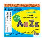 Barker Creek Lasting Lessons Africa Mini Letter Pop-Outs