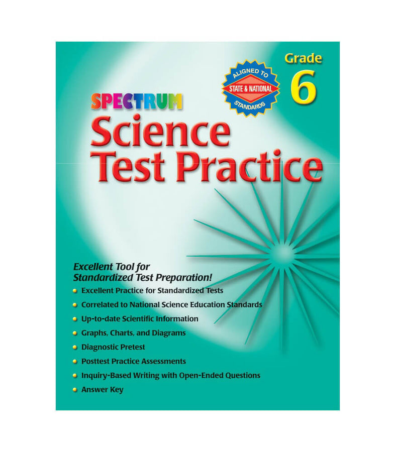 Spectrum Science Test Practice Workbook Grade 6