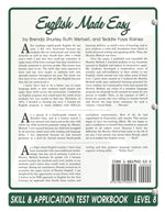 Shurley English: Level 8 Skill and Application Test Workbook (Limited Quantities)
