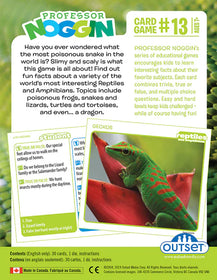 Professor Noggin Reptiles and Amphibians Card Game #13
