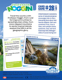 Professor Noggin Geography of the United States Card Game #28