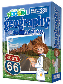 Professor Noggin Geography of the United States Card Game #28