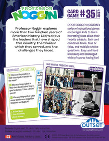 Professor Noggin Presidents of the United States Card Game #35